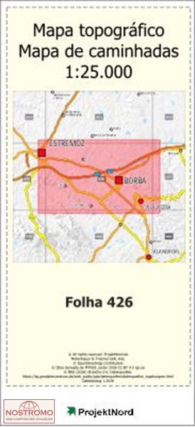 426 VILA VIÇOSA | carte topographique Projektnord