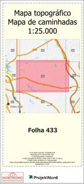433 FAIAS (MONTIJO) | Projektnord topographic map