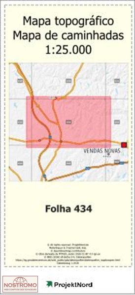 434 PEGOES VELHOS | Projektnord topographic map