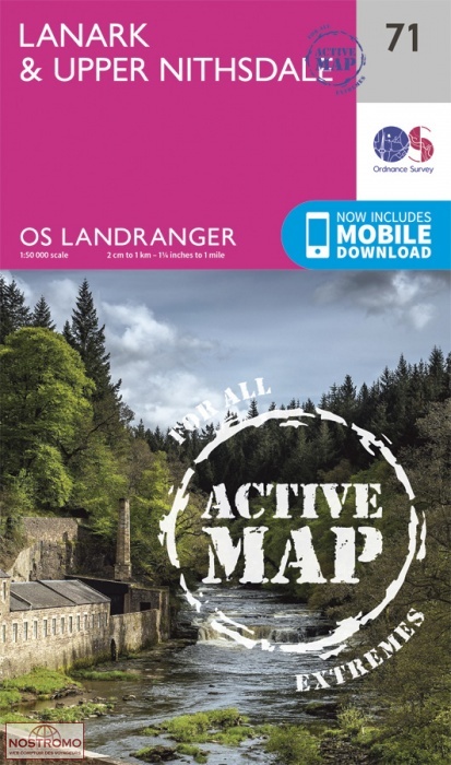 071 LANARK & UPPER NITHSDALE | OS hiking map