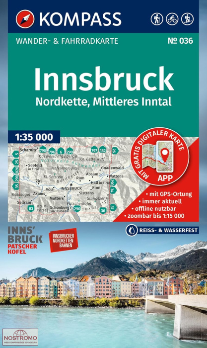 INNSBRUCK 036 | Kompass hiking map