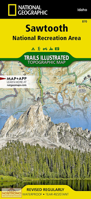 SAWTOOTH | National Geographic hiking map