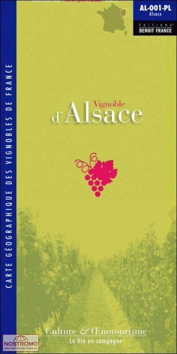 VINEYARD OF ALSACE | Benoit map of vineyard
