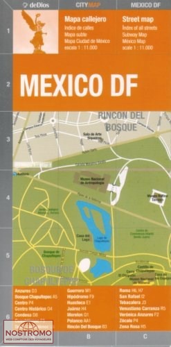 MEXICO DF | De Dios street map