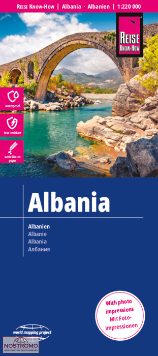 ALBANIA | Reise Know-How road map