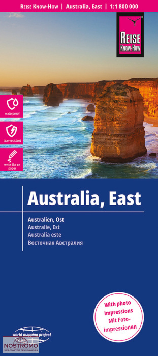 AUSTRALIA EAST | Reise Know-How road map
