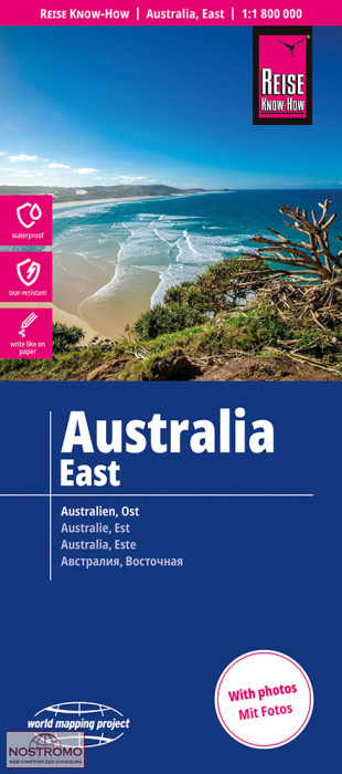 AUSTRALIE EST | carte routière Reise Know-How