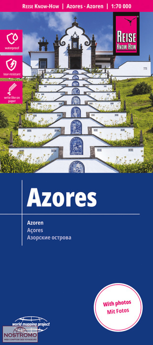 AÇORES | carte routière Reise Know-How
