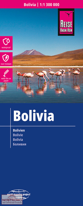 BOLIVIE | carte routière Reise Know-How