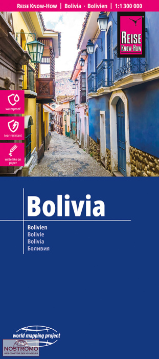 BOLIVIE | carte routière Reise Know-How