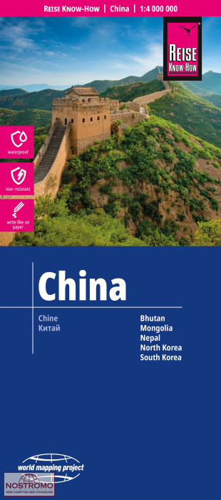 CHINA | Reise Know-How road map