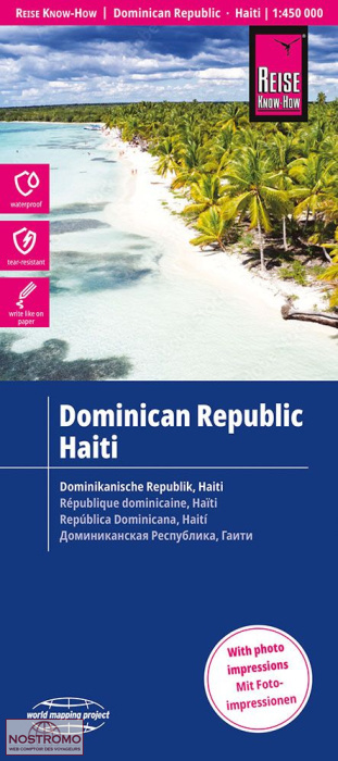RÉPUBLIQUE DOMINICAINE - HAÏTI | carte routière Reise Know-How