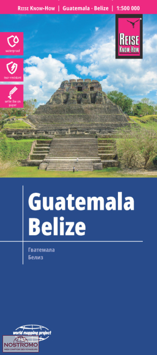 GUATEMALA - BELIZE | Reise Know-How road map