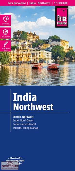 INDE NORD-OUEST | carte routière Reise Know-How