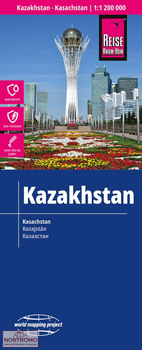 KAZAKHSTAN | Reise Know-How road map
