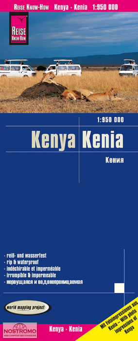 KENYA | Reise Know-How road map