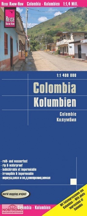 COLOMBIE | carte routière Reise Know-How