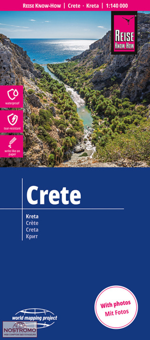 CRÈTE | carte routière Reise Know-How