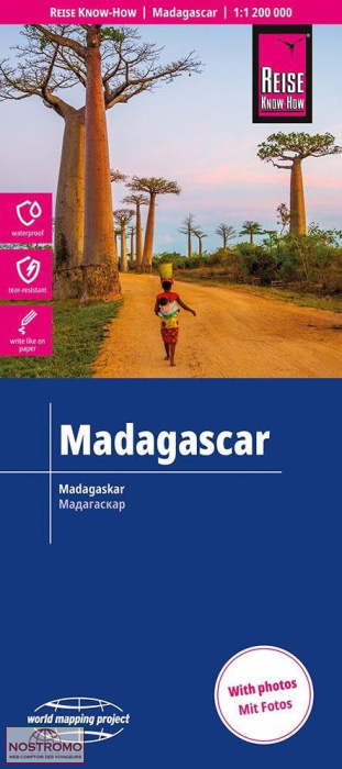 MADAGASCAR | carte routière Reise Know-How