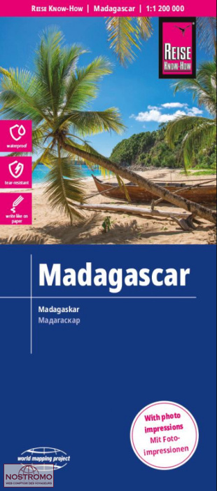 MADAGASCAR | carte routière Reise Know-How