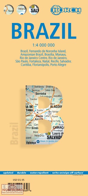 BRAZIL | Borch travel map