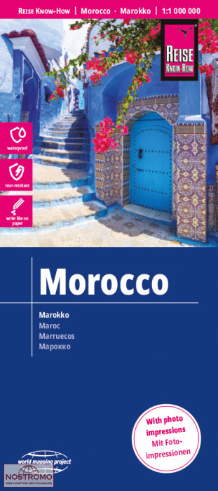 MAROC | carte routière Reise Know-How