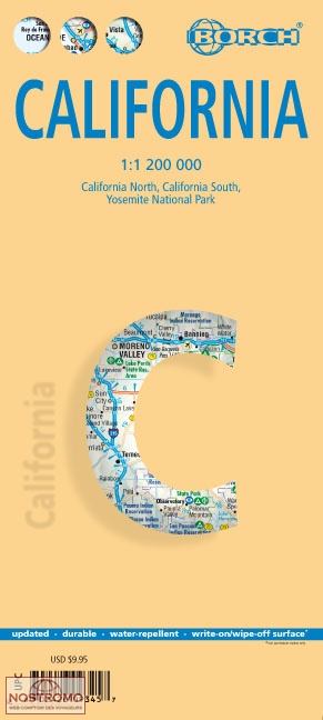 CALIFORNIA | Borch travel map