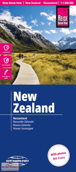 NOUVELLE-ZÉLANDE | carte routière Reise Know-How