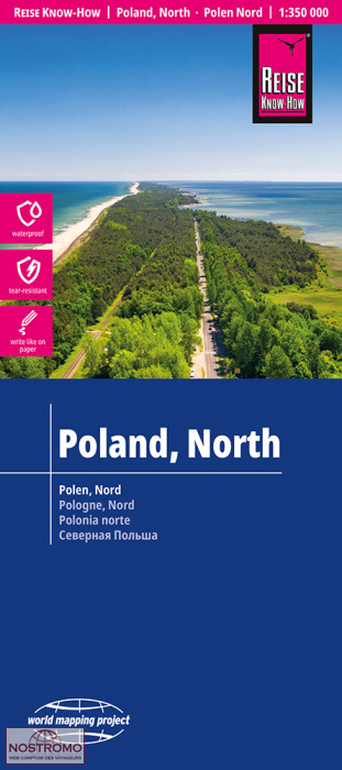 NORTHERN POLAND | Reise Know-How road map