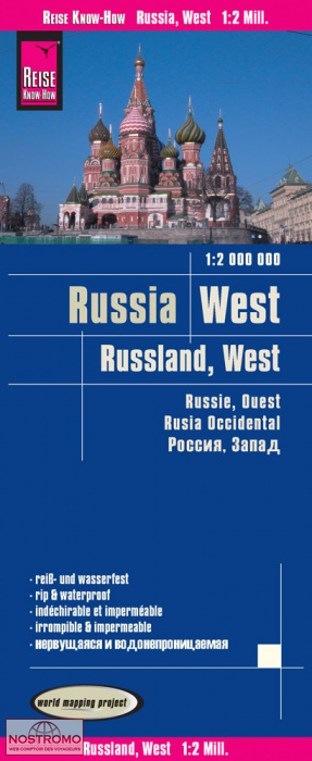 RUSSIE OUEST | carte routière Reise Know-How