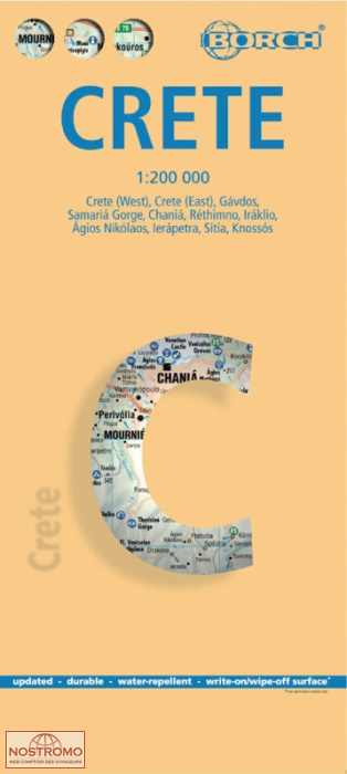 CRETE | Borch travel map