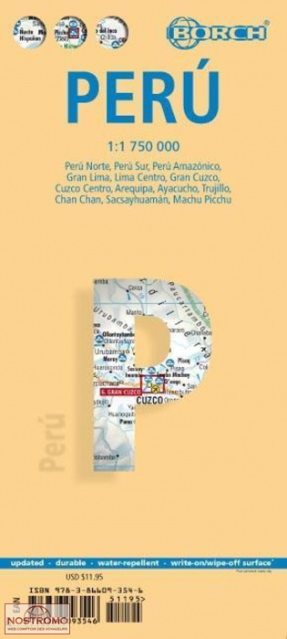 PERU | Borch travel map
