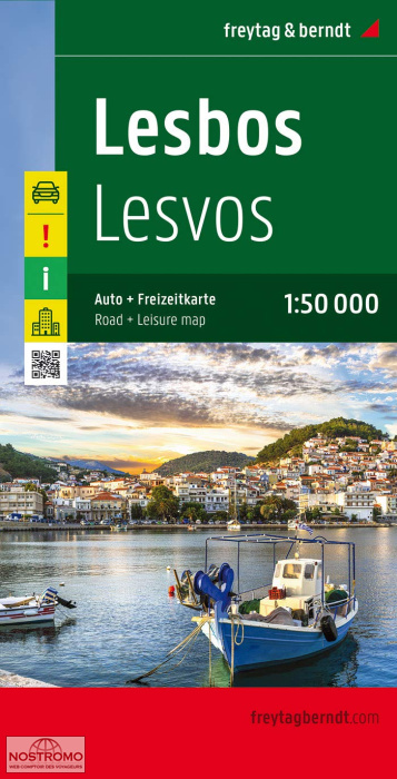 LESBOS | carte touristique Freytag & Berndt