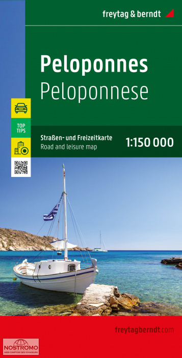 PÉLOPONNÈSE | carte routière Freytag & Berndt