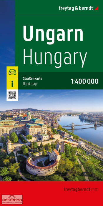 HONGRIE | carte touristique Freytag & Berndt
