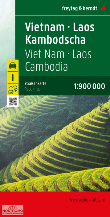 VIETNAM - LAOS - CAMBODIA | Freytag & Berndt road map