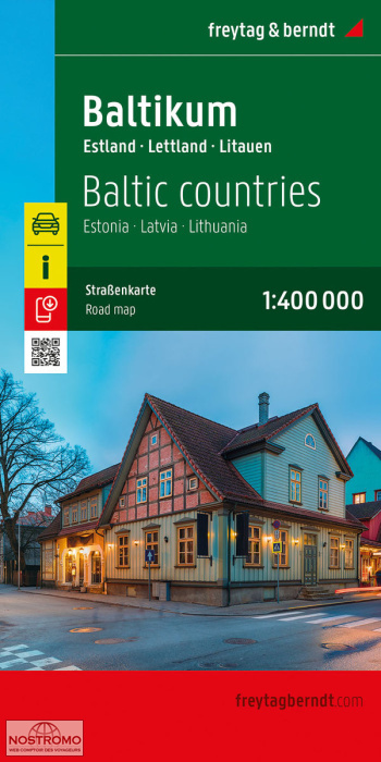 ÉTATS BALTES | carte routière Freytag & Berndt