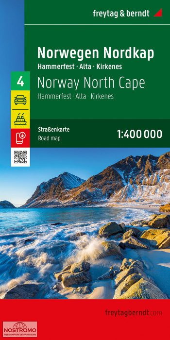 04 NORVÈGE - CAP NORD | carte routière Freytag & Berndt