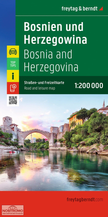BOSNIE-HERZÉGOVINE | carte routière Freytag & Berndt