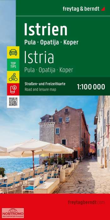 ISTRIE | carte routière Freytag & Berndt