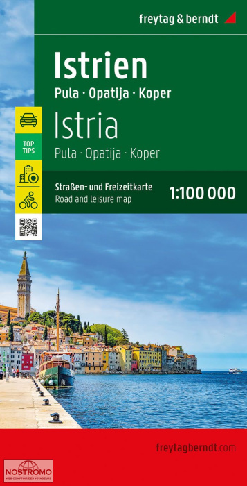 ISTRIE | carte routière Freytag & Berndt