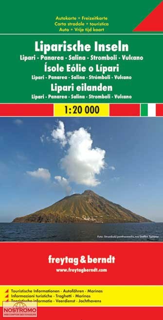 AEOLIAN ISLANDS OR LIPARI | Freytag & Berndt travel map