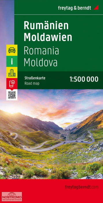 ROUMANIE - MOLDAVIE | carte routière Freytag & Berndt