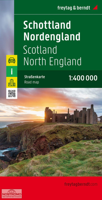 ÉCOSSE - ANGLETERRE NORD | carte routière Freytag & Berndt