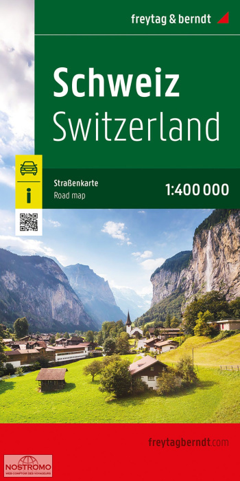 SUISSE | carte routière Freytag & Berndt