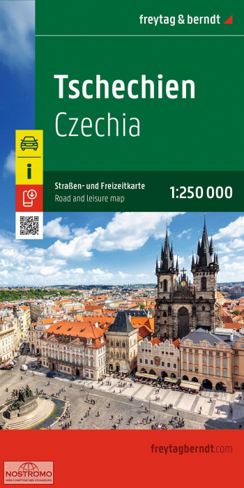TCHÈQUIE | carte routière Freytag & Berndt