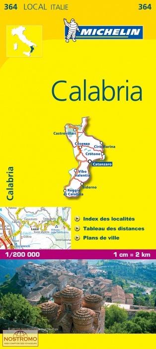 364 CALABRIA | Michelin road map