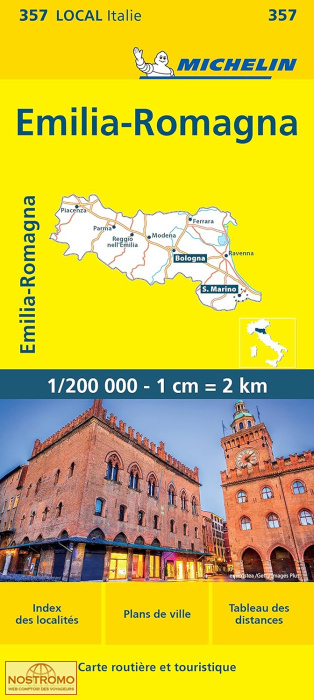 357 ÉMILIE-ROMAGNE | carte routière Michelin