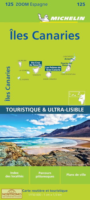 125 ÎLES CANARIES | carte routière Michelin
