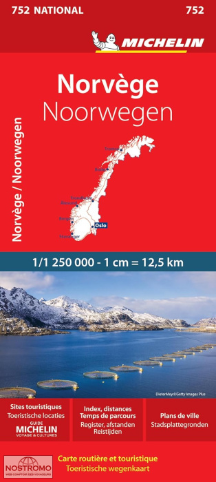 NORWAY 752 | Michelin road map